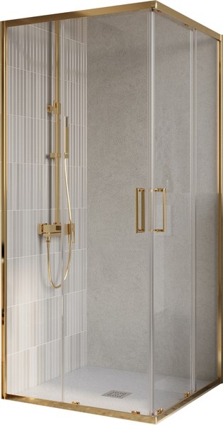 Душевой уголок BelBagno LUCE-A-2-90-C-ORO
