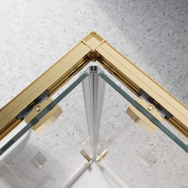 Купить Душевой уголок BelBagno LUCE-A-2-90-C-ORO в Молодечно