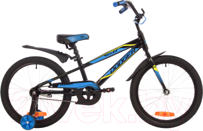 Детский велосипед Novatrack 20 Dodger 205ADODGER.BK4 (черный)