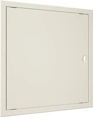 Люк ревизионный Evecs С фланцем Л4040Р (396х396, слоновая кость) - 