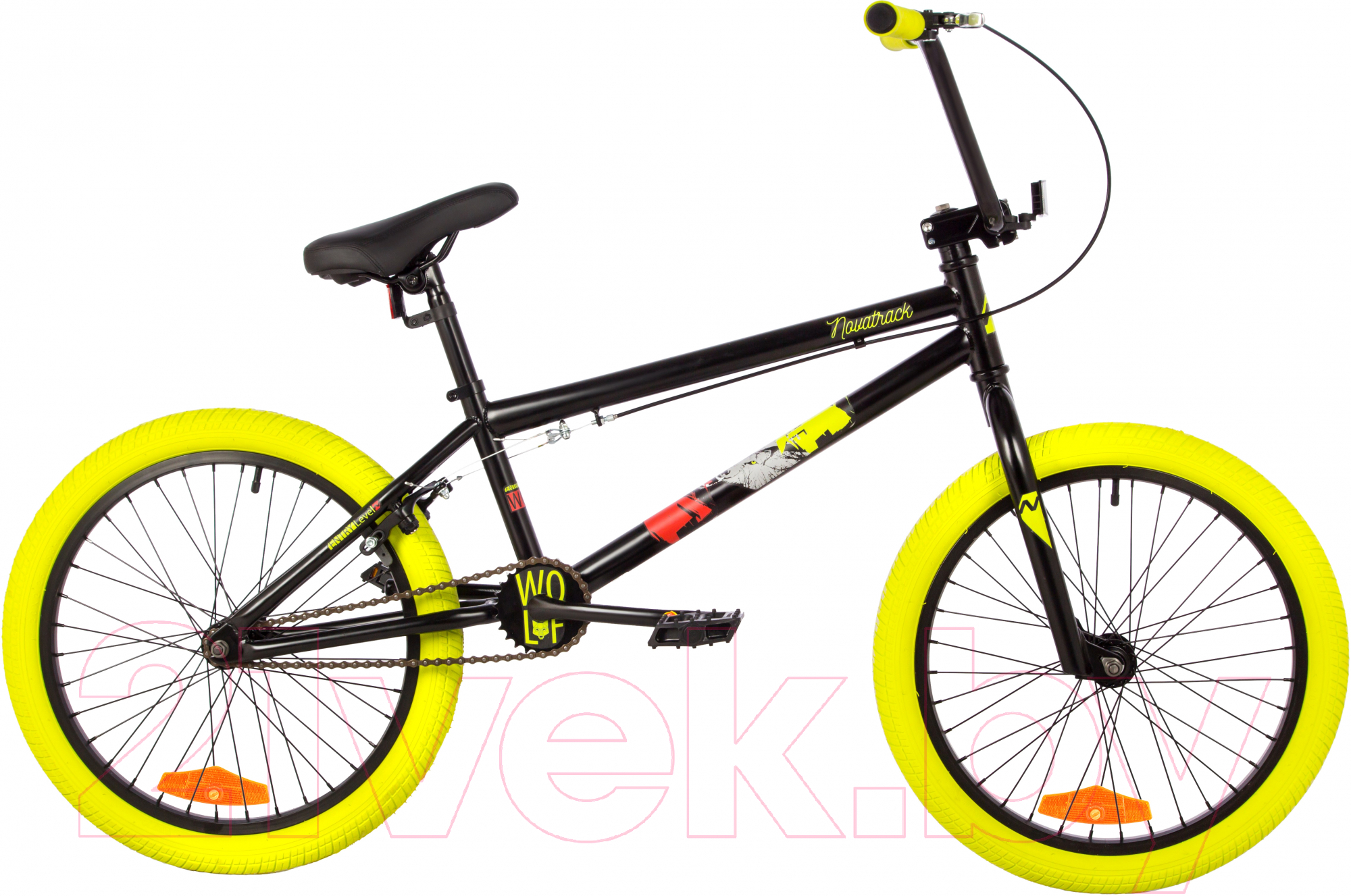 Детский велосипед Novatrack 20 Bmx Wolf 20BMX.WOLF.BK23