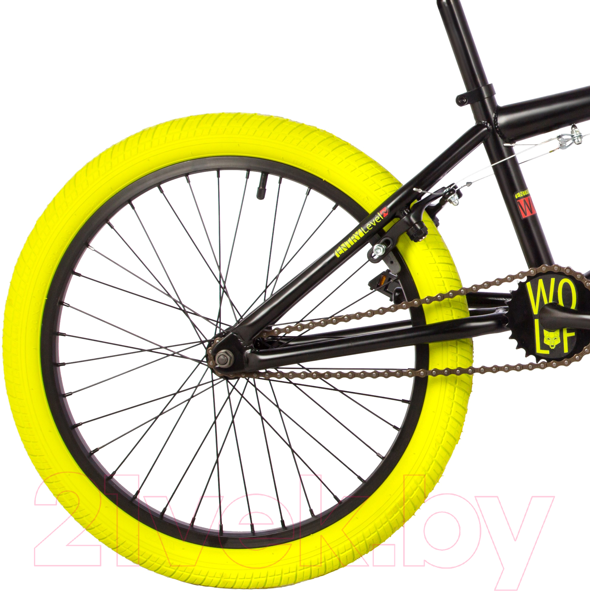 Детский велосипед Novatrack 20 Bmx Wolf 20BMX.WOLF.BK23