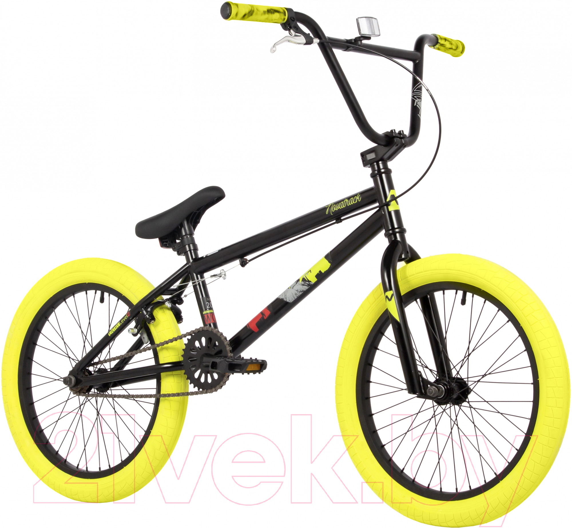 Детский велосипед Novatrack 20 Bmx Wolf 20BMX.WOLF.BK4