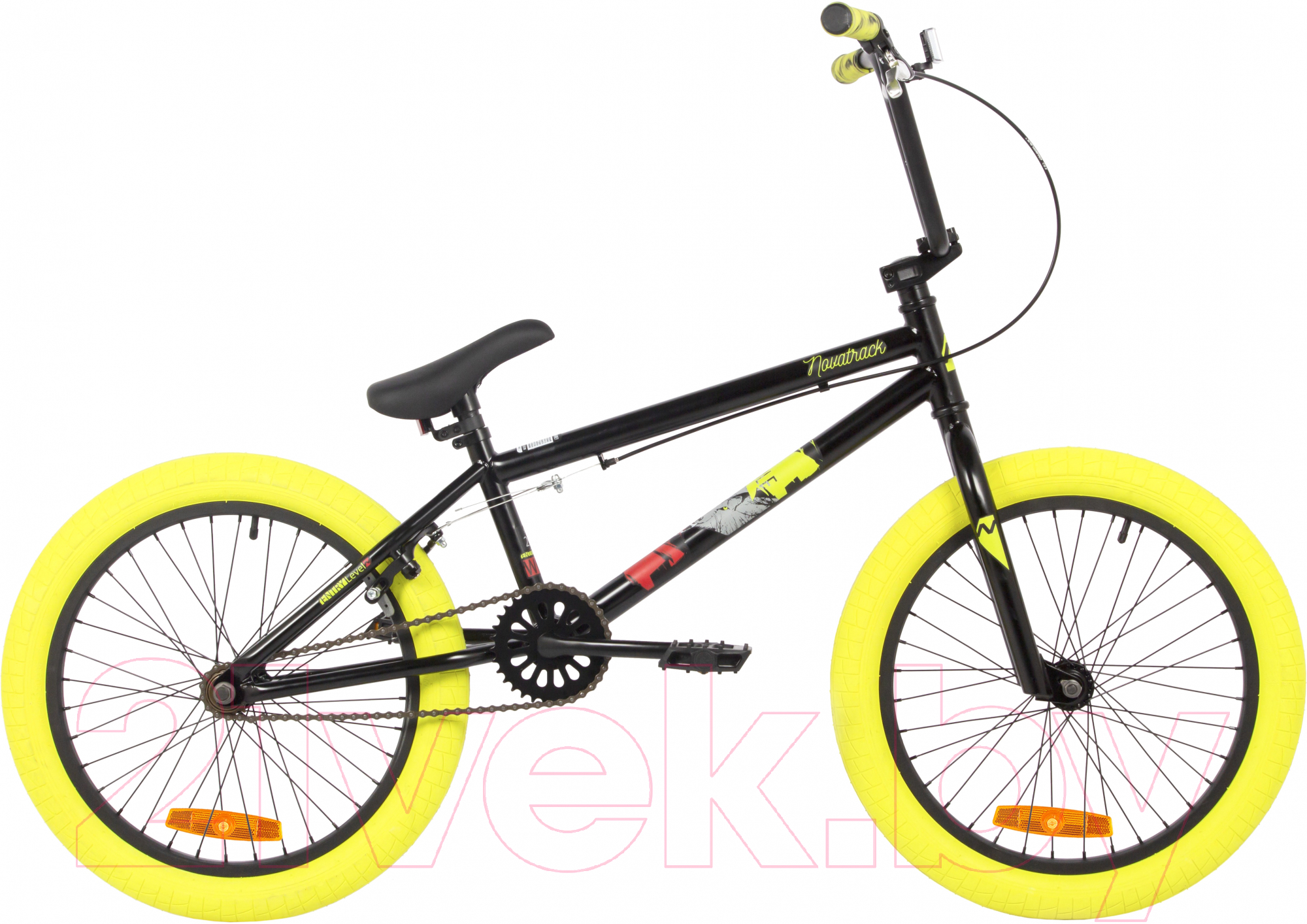 Детский велосипед Novatrack 20 Bmx Wolf 20BMX.WOLF.BK4