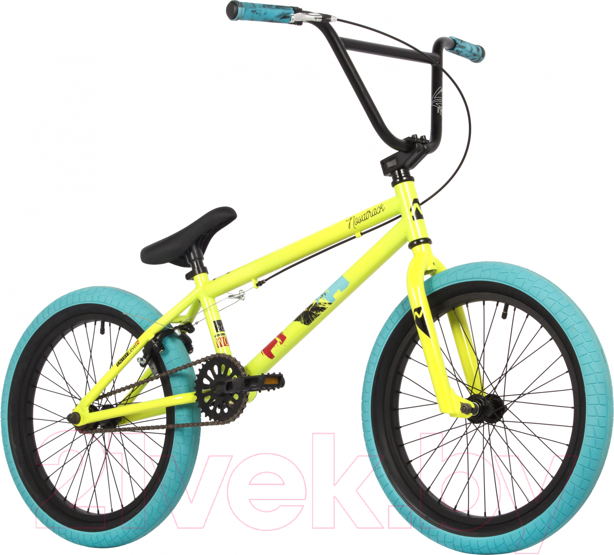 Детский велосипед Novatrack 20 Bmx Wolf 20BMX.WOLF.GN4