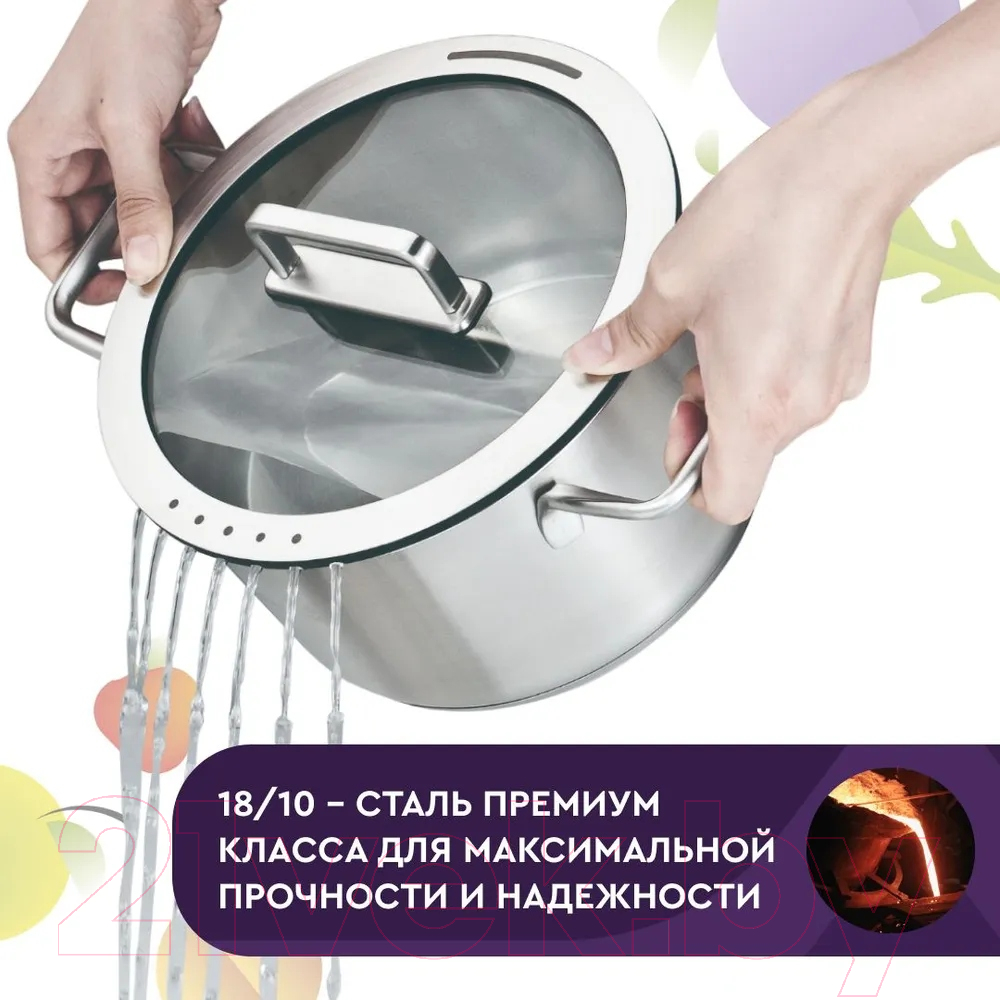 Кастрюля Eley RW12633-18C