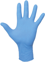 Перчатки защитные Laima 605017 (M, 10шт, голубой) - 