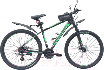 Велосипед Columbus Horizon 2.0 29 (19, черный/зеленый)