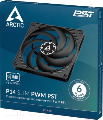 Вентилятор для корпуса Arctic Cooling P14 Slim PWM PST / ACFAN00268A