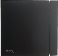 Вентилятор накладной Soler&Palau Silent-200 CZ Matt Black Design - 4C / 5210009900 - 
