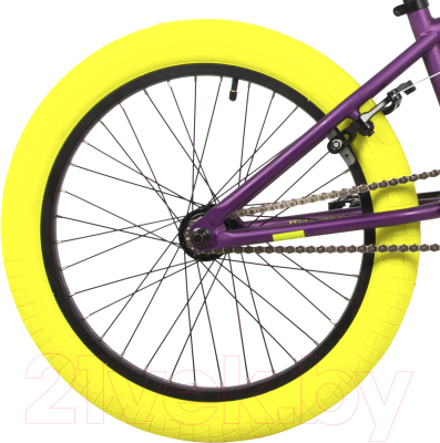 Детский велосипед Novatrack 20 Bmx Jupiter 20BMX.JUPITER.DVL4 (темно-фиолетовый)