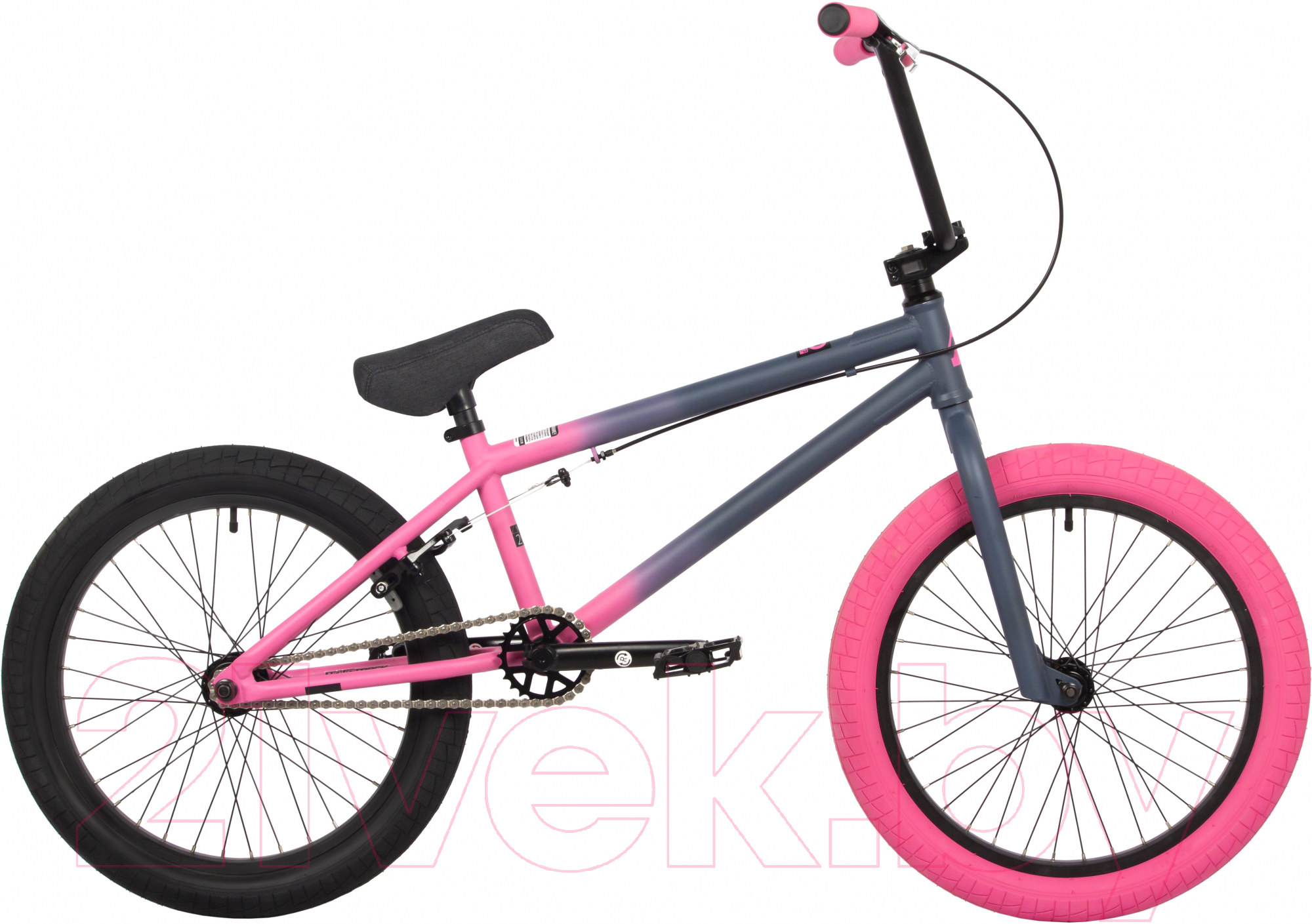 Велосипед Novatrack 20 Bmx Jupiter 20BMX.JUPITER.PNG4 (темно серый/розовый)