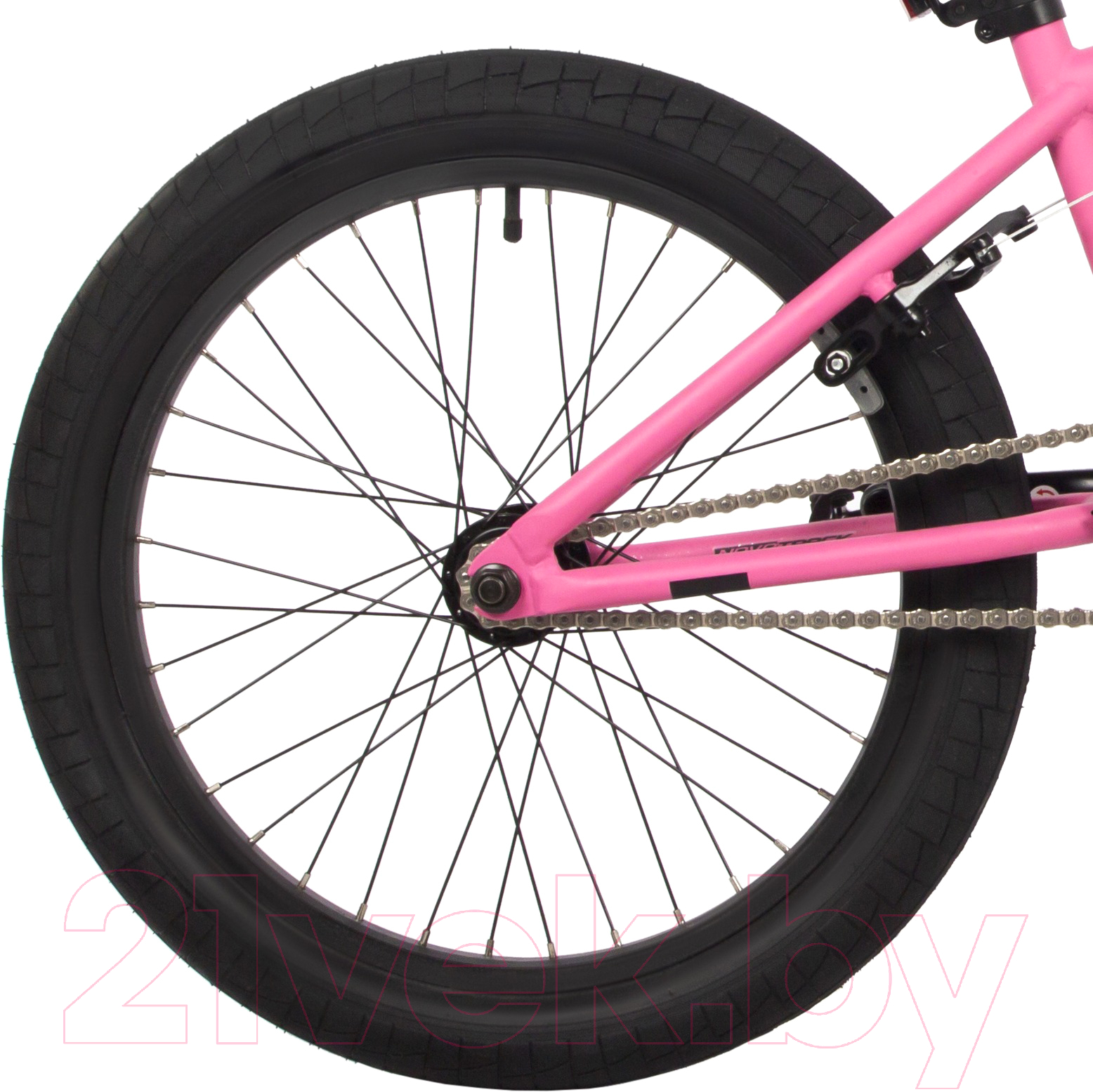 Велосипед Novatrack 20 Bmx Jupiter 20BMX.JUPITER.PNG4 (темно серый/розовый) — фото 5