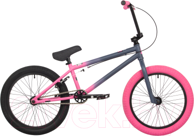 Детский велосипед Novatrack 20 Bmx Jupiter 20BMX.JUPITER.PNG4 (темно серый/розовый)