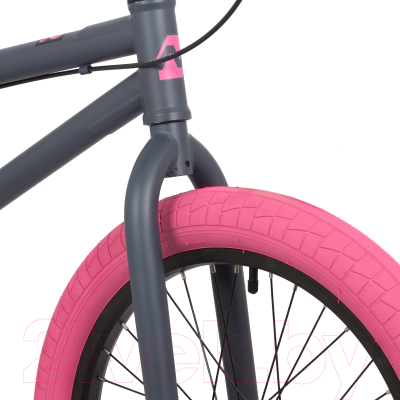 Детский велосипед Novatrack 20 Bmx Jupiter 20BMX.JUPITER.PNG4 (темно серый/розовый)