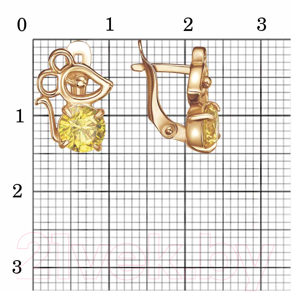 Серьги Красная Пресня 34815455-4