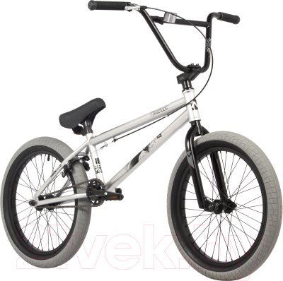 Детский велосипед Novatrack 20 Bmx Psycho 20BMX.PSYCHO.SL23 (серебристый)
