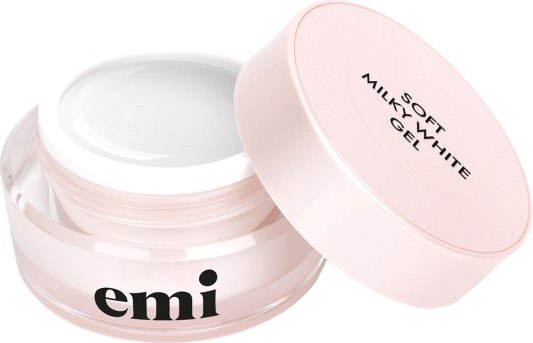 Моделирующий гель для ногтей E.Mi Soft Milky White Gel (15г)