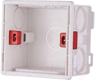 Монтажная коробка Aqara А01-86 для выключателей (86x84x50мм, белый)