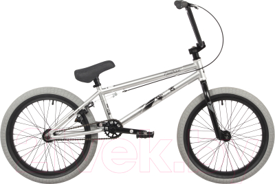 Детский велосипед Novatrack 20 Bmx Psycho 20BMX.PSYCHO.SL4 (серебристый)