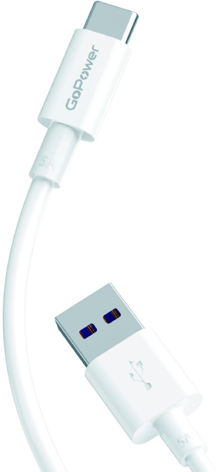 Кабель GoPower GP12T-5.4 / 00-00022778 (белый)