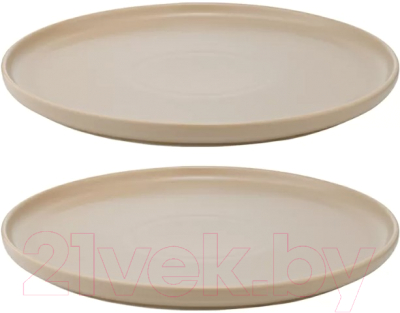 Набор тарелок Tkano Essential TK22-TW-PL0010 (2шт, бежевый)