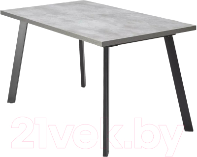 Обеденный стол M-City Форел 120 / 494M05756 (цемент/черный)