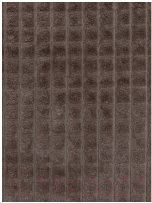 Плед TexRepublic Deco Кубики Фланель 150x200 / 93474 (коричневый)