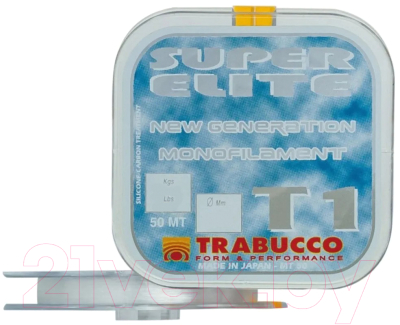 Леска монофильная Trabucco Super Elite T1 Tournamen 0.20мм 50м / 058-50-200