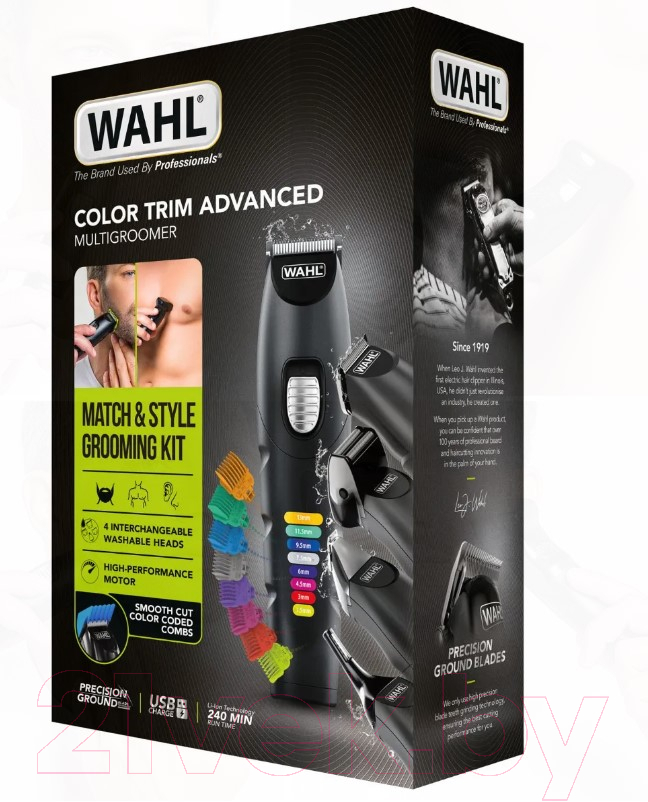 Триммер Wahl 09893.0464 Color Trim с USB