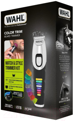 Триммер Wahl 09893.0443 Color Trim Beard с USB