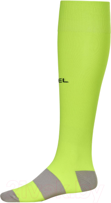 Гетры футбольные Jogel Camp Basic Socks / JC1GA0136.YO (р.39-42, желтый неон/серый/черный)