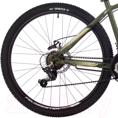 Велосипед Foxx Caiman 26 / 26SHD.CAIMAN.16GN4 (16, зеленый)