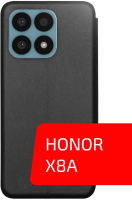 Чехол-книжка Volare Rosso Needson Prime для Honor X8a (черный) - 