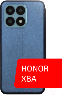 Чехол-книжка Volare Rosso Needson Prime для Honor X8a (синий)