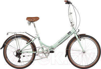 Велосипед Novatrack 24 Aurora 24FAURORA6S.BL4 (светло-бирюзовый)