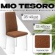 Чехол на стул Mio Tesoro Жаккард Люкс 10018/1444 (без оборки) - 