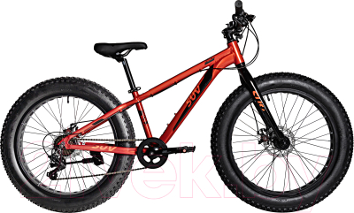 Детский велосипед Novatrack 24 Fatbike 24AHD.SUV.13RD4 (терракотовый)