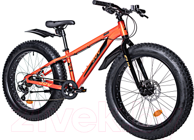 Детский велосипед Novatrack 24 Fatbike 24AHD.SUV.13RD4 (терракотовый)