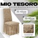 Чехол на стул Mio Tesoro Жаккард Люкс 10096/1906 (с оборкой) - 