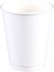 Набор бумажных стаканов Gecko Двухслойный 350мл (3x15шт, белый) - 