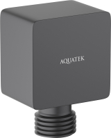 Подключение для душевого шланга Aquatek AQ2459MB (черный матовый) - 