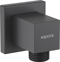 Подключение для душевого шланга Aquatek AQ2458MB (черный матовый) - 