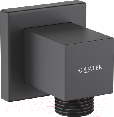 Подключение для душевого шланга Aquatek AQ2458MB (черный матовый)