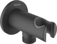 Подключение для душевого шланга Aquatek AQ2460MB (черный матовый) - 