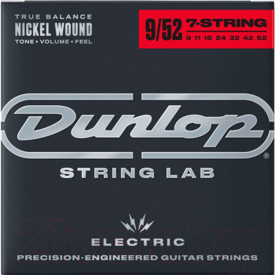 Струны для электрогитары Dunlop Manufacturing DEN09527 9-52