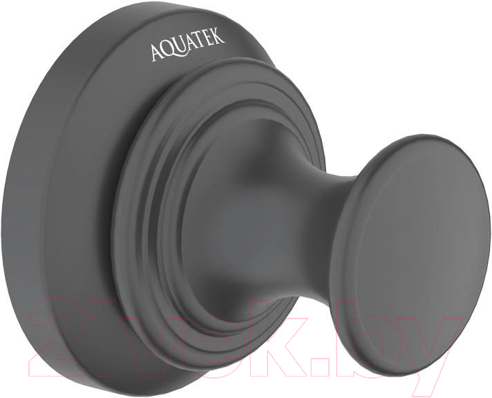Крючок для ванной Aquatek Классик AQ4501MB (черный матовый)