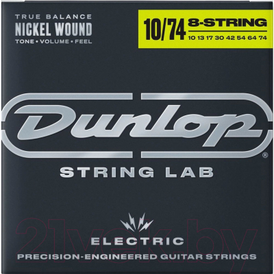 Струны для электрогитары Dunlop Manufacturing DEN10748 10-74