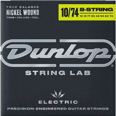 Изображение товара Струны для электрогитары Dunlop Manufacturing DEN10748 10-74