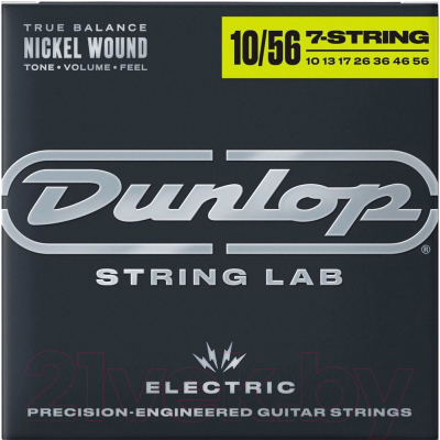 Струны для электрогитары Dunlop Manufacturing DEN10567 10-56